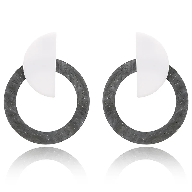 Уксусная кислота серьга в виде полумесяца 2018 корейские новые модные женские