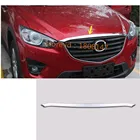 Накладка на решетку автомобиля, хромированная накладка из АБС-пластика, 1 шт., для Mazda CX-5, CX5, 2012, 2013, 2014