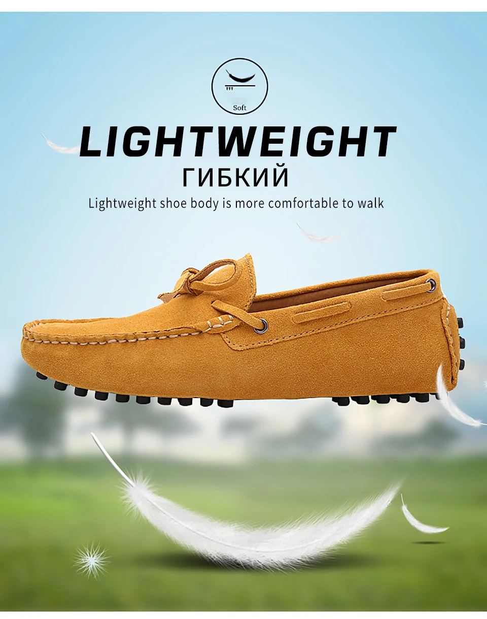 Новинка года; Мужская обувь; кожаные повседневные лоферы; Мужские дышащие мокасины; удобная мягкая обувь без застежки на плоской подошве; модная обувь для вождения