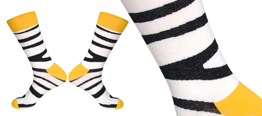 LIONZONE бренд Happy Socks для женщин/мужчин унисекс британский стиль Фламинго Зебра Миньоны Новинка художественная носки для влюбленных подарок