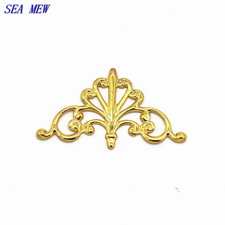 Полые филигранные коннекторы для изготовления ювелирных изделий сделай сам 100