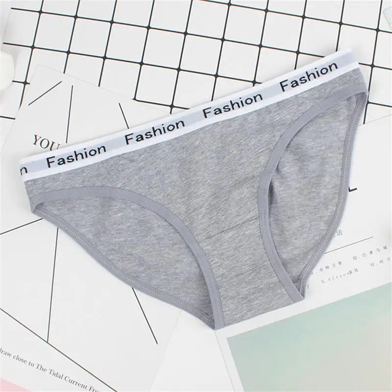 12pcs Fashion Women Underwear Panties Soft Cotton Sexy Briefs for Girls High Quality Female Underpants