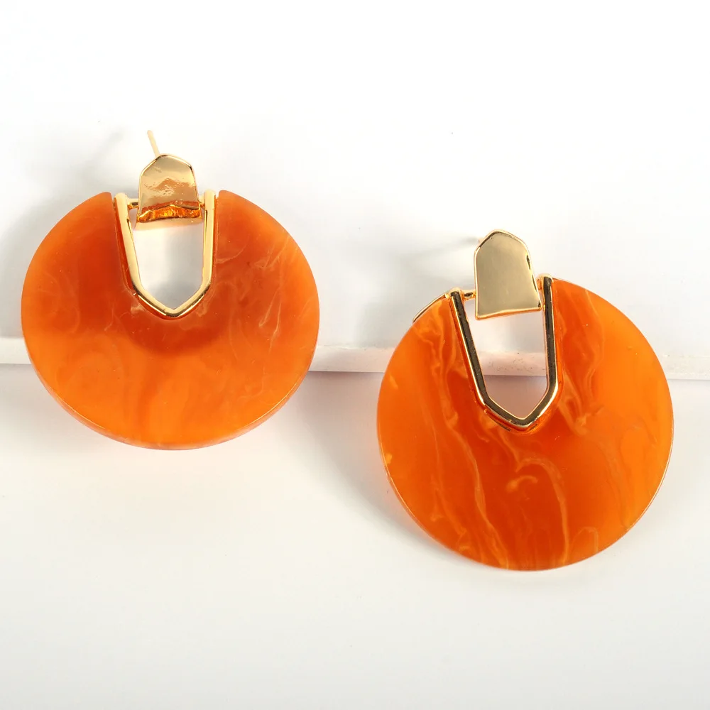 Новые жемчужные круглые висячие серьги в виде морской ракушки женские