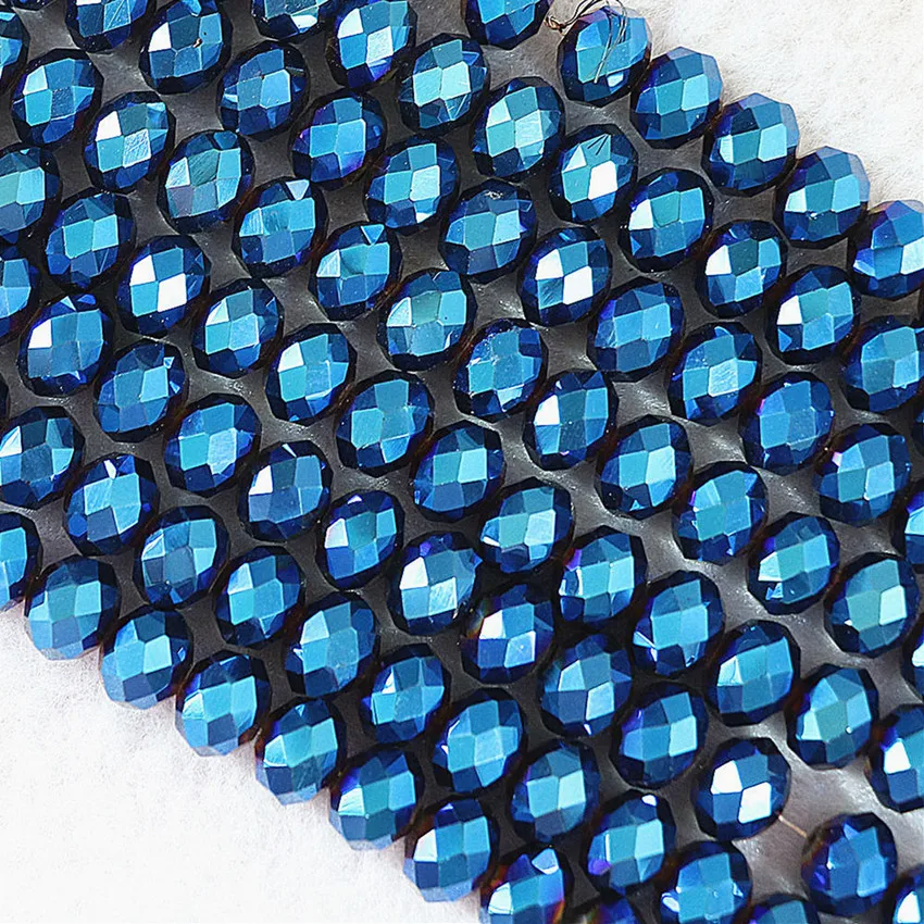 Оптовая цена Кристалл 25 Цвет стекла Rondelle счеты граненый 4 размера свободные