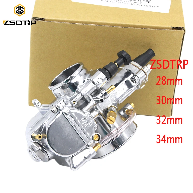 Универсальный карбюратор ZSDTRP для мотоцикла 28 30 32 34 мм PWK Mikuni Model 100 300cc скутера