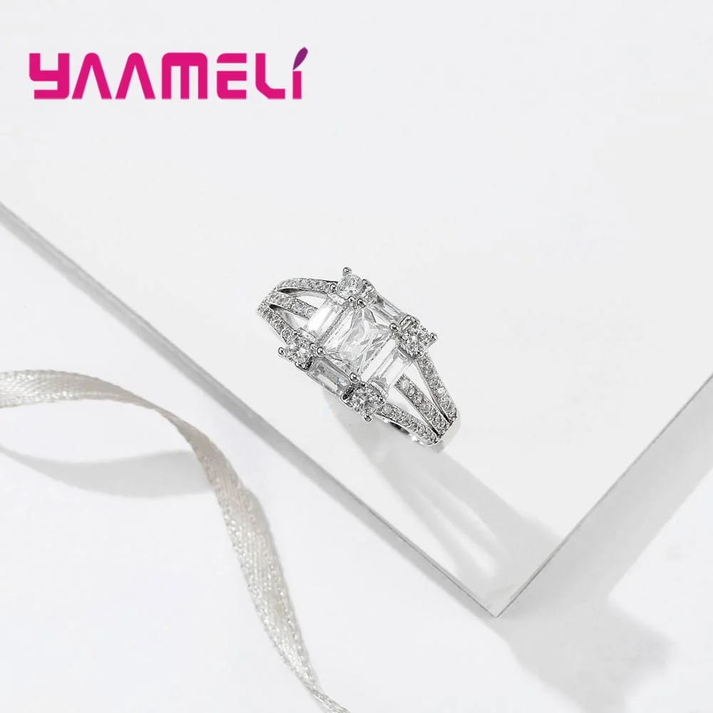 Высококачественное обручальное кольцо из серебра 925 пробы ювелирные изделия с