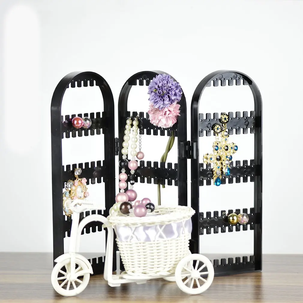 2/3 панельная модная витрина для ювелирных изделий складная подставка сережек