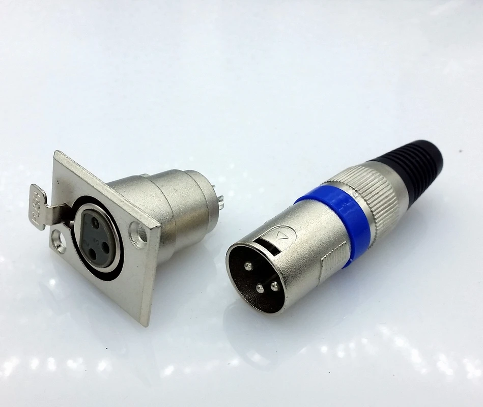 

Синий 3 контакта XLR Мужской Разъем микрофонный разъем микрофонный адаптер с гнездом 3 контакта XLR разъем для микрофона