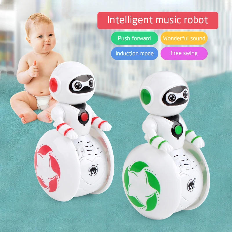 Интеллектуальный робот-кубок со встроенной музыкой и сенсорным управлением игрушка для детей из экологически чистого пластика.