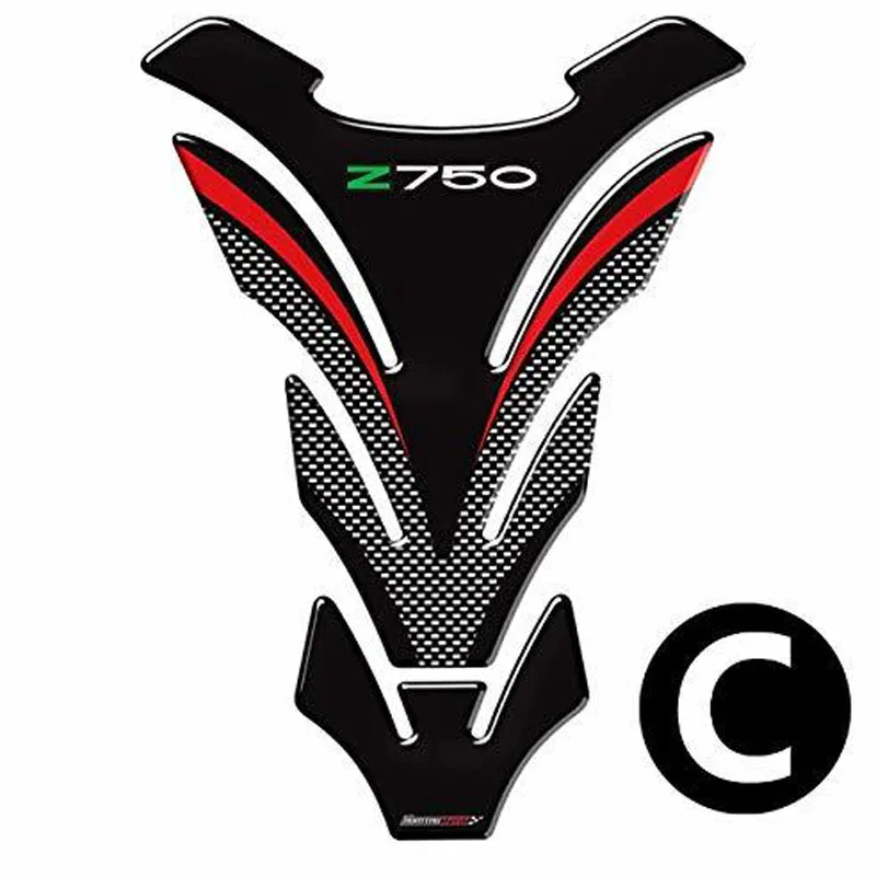 3D бак мотоцикла Pad Защитная Наклейка Наклейки чехол для Kawasaki Z750 Z750R Танк все