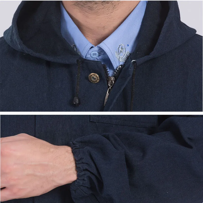 Мужская одежда для работы джинсовый комбинезон большого размера с длинным