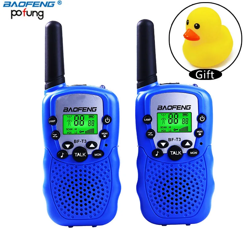 Мини-рация Baofeng для детей 2 шт. детские игрушечные рации 0 5 Вт 22CH PMR446 портативное