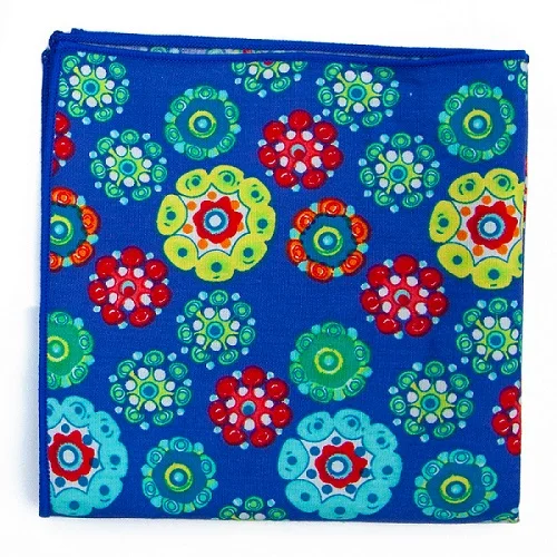 PCH-006 Хлопковый платок, новинка, 25x25 см, с цветочным принтом, Пейсли, карманные квадраты, модный винтажный костюм, карман, полотенце, носовой платок для мужчин - Цвет: PCH-006