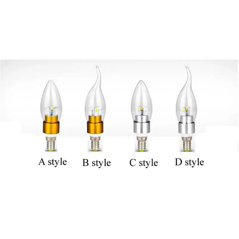Новое поступление E27 E14 светодиодные лампы 5 Вт SMD5730 Светодиодные AC110V 220 В свечи