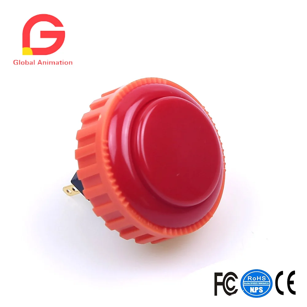 6 шт./партия OBSN 30 винт в аркадной кнопке для Raspberry Pi PS2 PS3 XBOX 360 и MAME USB джойстик DIY