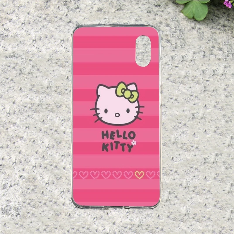 Hello kitty чехол для телефона Xiaomi redmi 4A 4X4 pro 5 5A 6A 6X6 Note 2 3 4X5 6 из мягкой искусственной