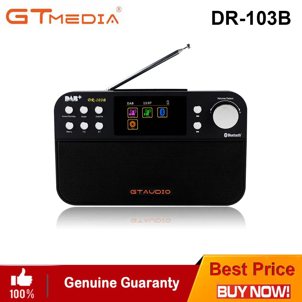 GTMEDIA DR-103 dab-приемник Портативный цифровой FM стерео радио рецепторов для