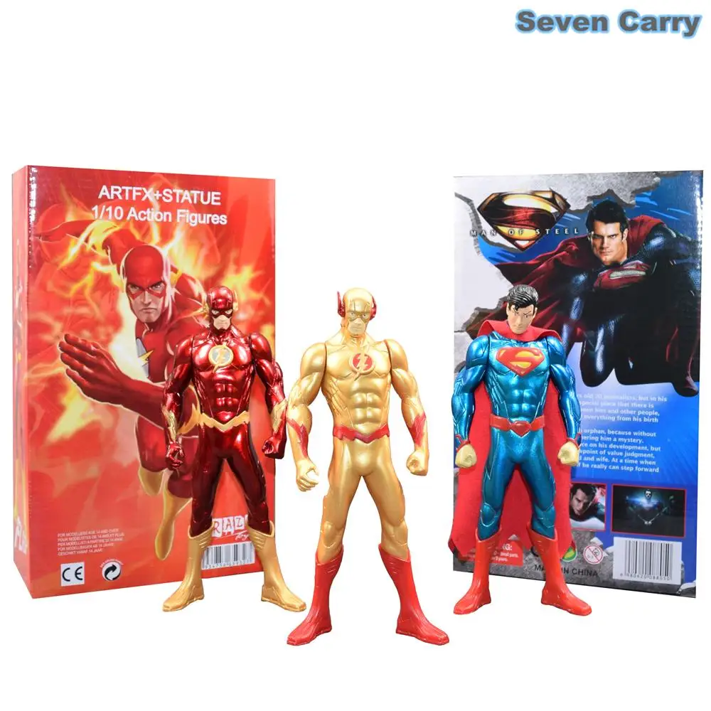 7 &quot18 см DC комиксы супергерой флэш Супермен поп ПВХ фигурка Лига Справедливости