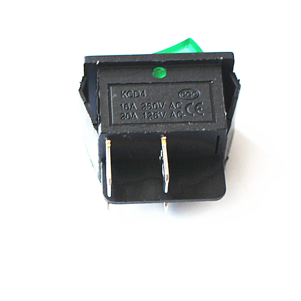4PN green belt lamp 2 file 4 foot KCD4 двойной тумблер кулисный переключатель power supply 31*25|supply power| |