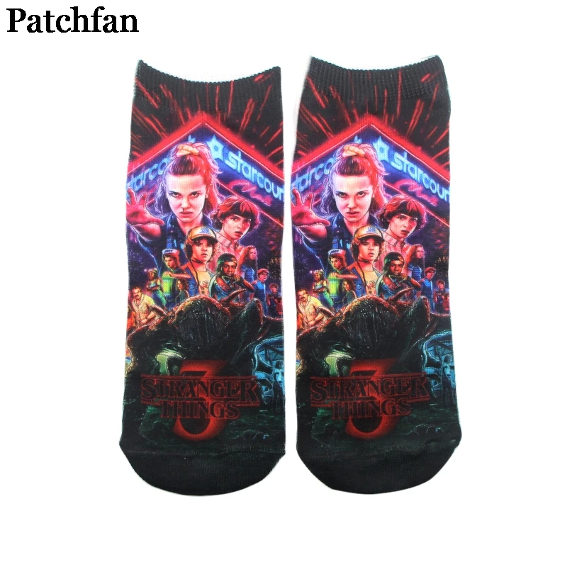 Patchfan/новые женские носки для косплея с рисунком из мультфильма странные вещи