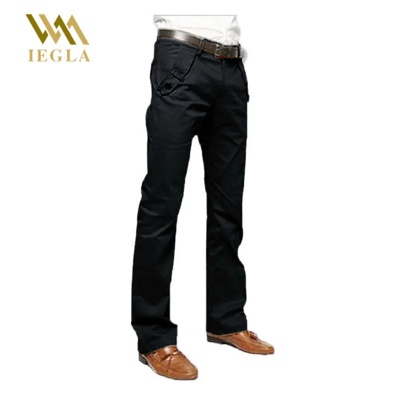 

Men's Pants New Casual Designer Slim Pant Man Work Business Trouser Straight Dress Pants Male Black Gray Long Trousers