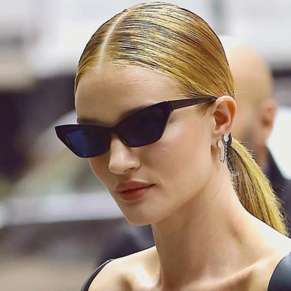 2019 NEW Cute Sexy Retro Cat Eye Sunglasses Women Small Black White 2018 Triangle Vintage Cheap Sun glasses Red Female uv400 | Аксессуары