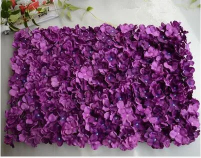 deep purple Благородный Ковер Типа Гортензия DIY свадебная установка украшение стены дорога led цветок т сценический декоративный фото фон - Цвет: deep purple
