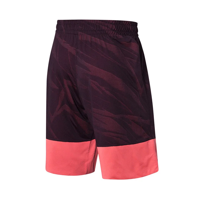 Li-Ning мужские спортивные шорты для баскетбола, тонкие, полиэстер, дышащие, удобные, с подкладкой, спортивные шорты AAPN287 COND18