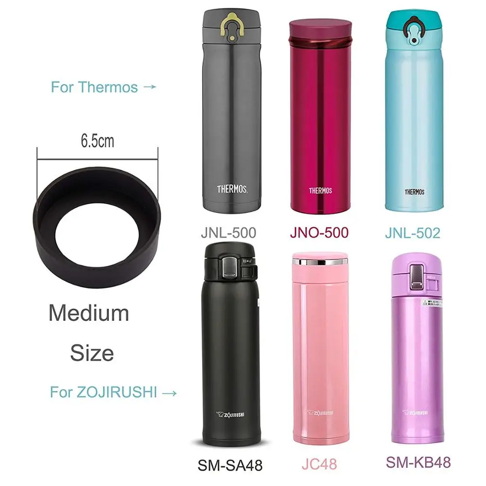 Силиконовая крышка Zojirushi& thermos 16 унций кружка из нержавеющей стали Диаметр 6,5 см-2 шт.-синий
