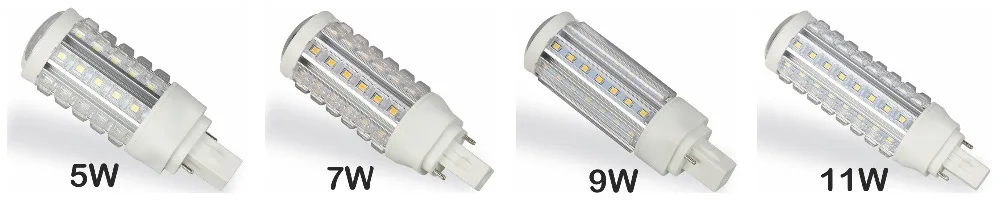 Golonlite g24d-3 светодиодный 11 Вт заменить 26 Вт CFL g24q g23 e27 e26 светодиодный PLC лампочки G24 2 pin заводская цена, высокое качество 100-277 В белый
