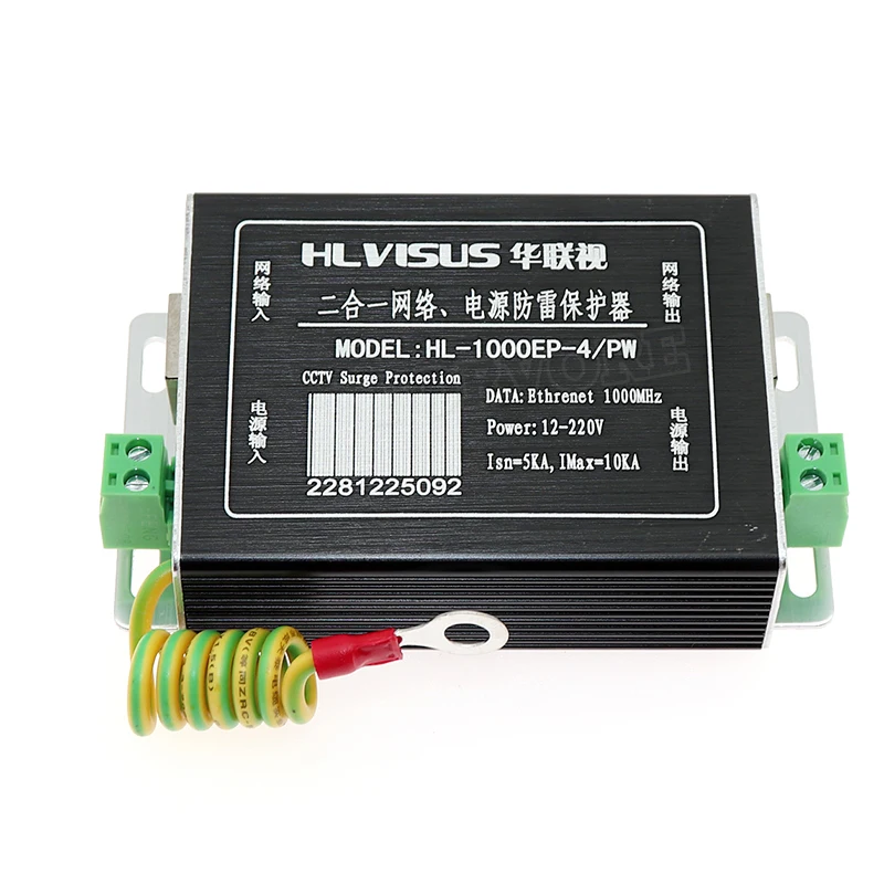 Блок питания Ethernet 2 в 1 разрядник Lightning RJ-45 адаптер Защита от перенапряжения