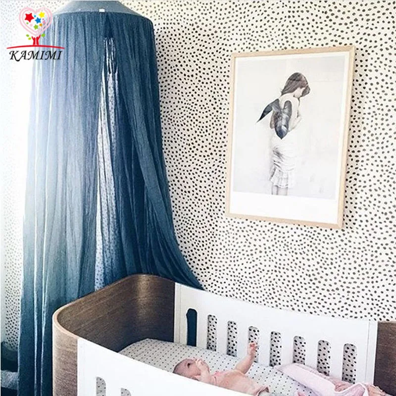 Детская кровать занавеска KAMIMI украшения для детской комнаты сетка кроватки