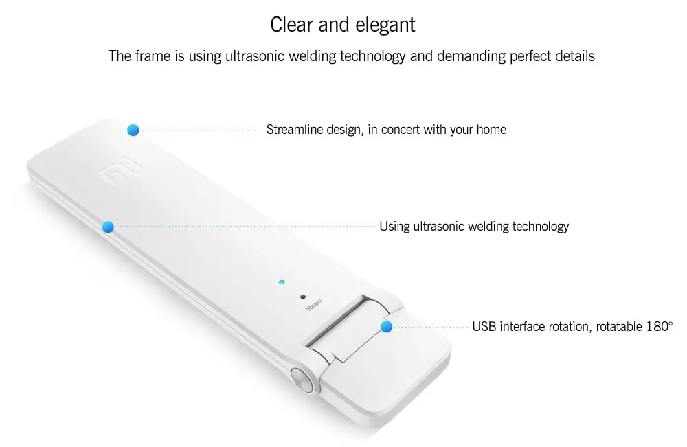 Xiaomi WiFi усилитель 2 беспроводной Wi-Fi повторитель 2 сетевой маршрутизатор удлинитель антенна WiFi Roteador усилитель сигнала 300 Мбит/с