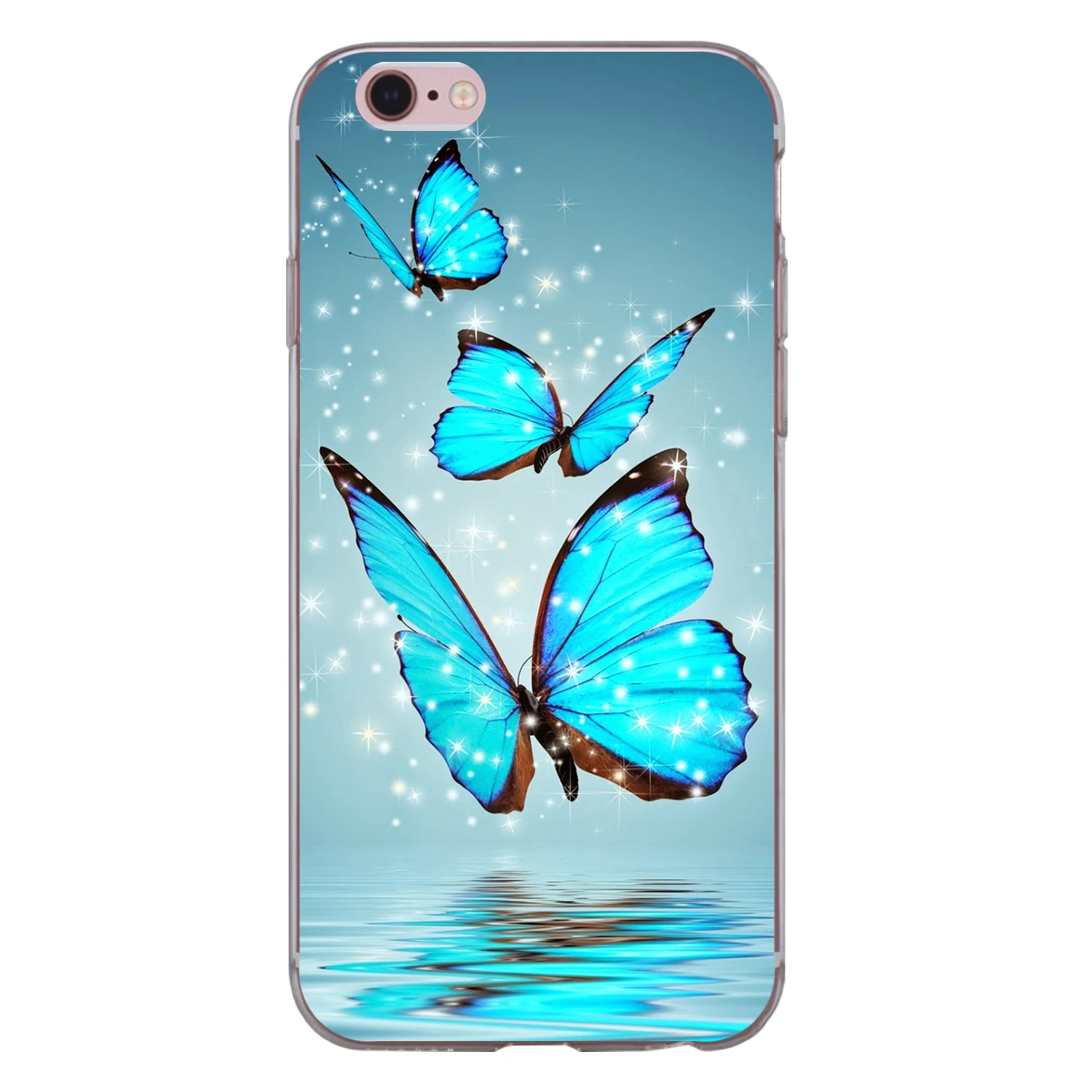 Чехол для телефона iphone XS Max XR X 8 7 6 6S Plus 5 5S SE 5C 4S из мягкого ТПУ силикона с милым