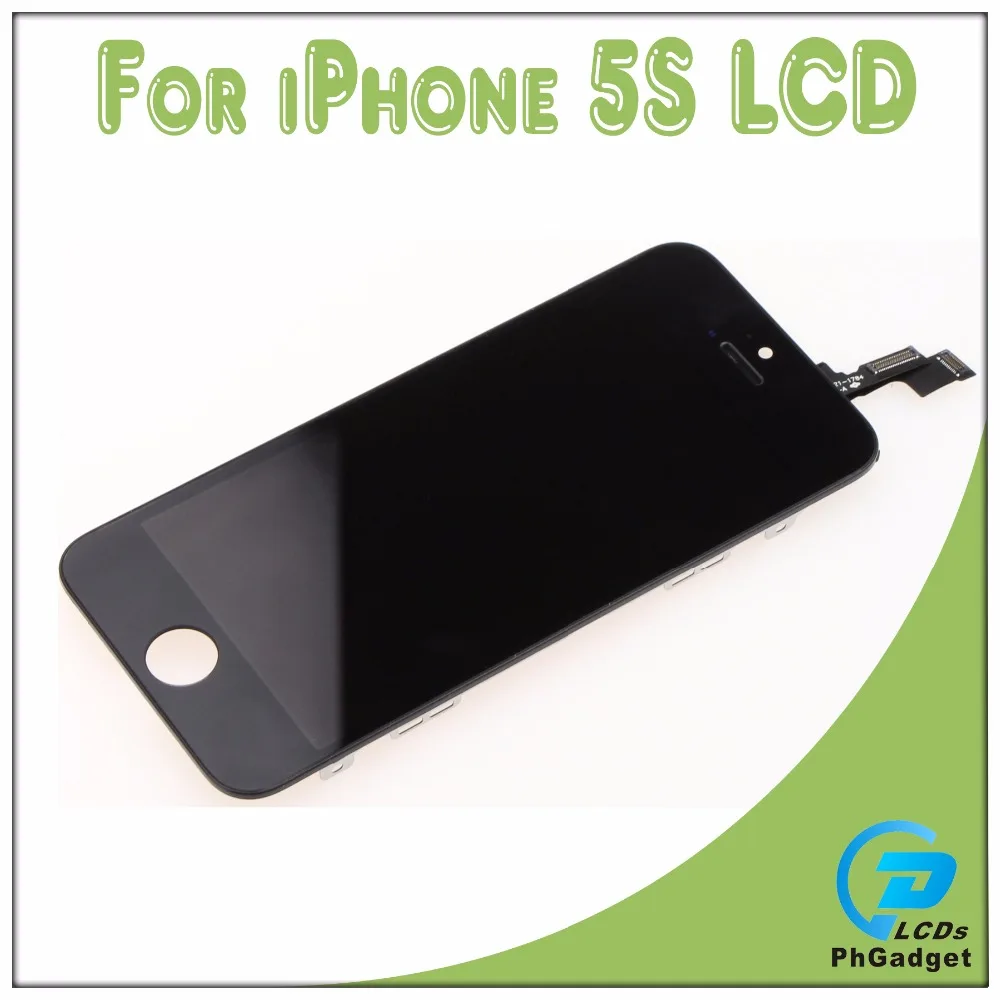 10 шт./лот сенсорный экран планшета ЖК-дисплей замены сборки для Apple IPhone 5S Черный и