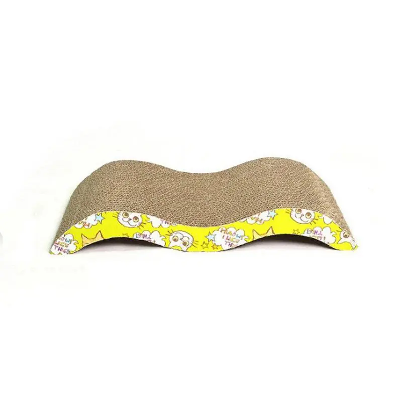 Arch Bridge Modeling S Shaped M Pet Cat Scratch Plate Grinding Claw Paper Board Toys | Дом и сад