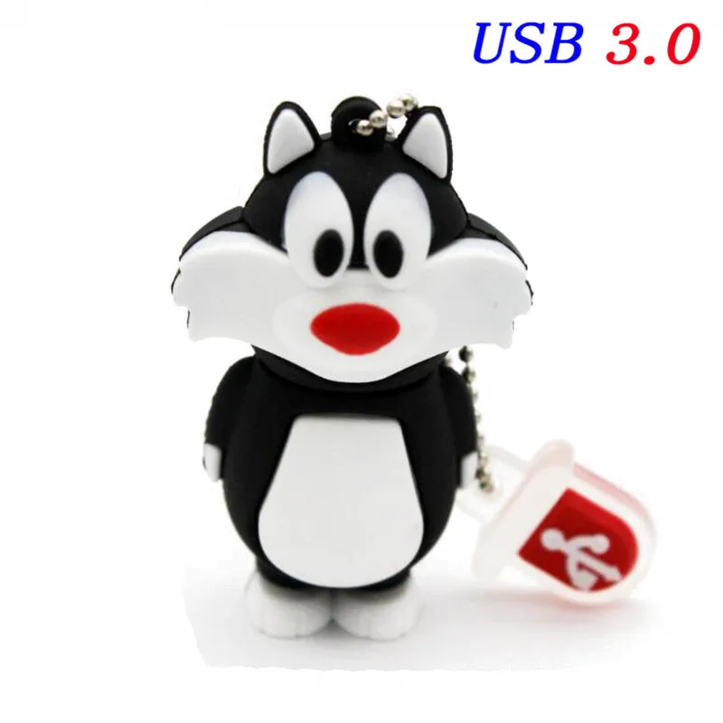 D JASTER USB 3,0 емкость милый жук Банни Флешка мультфильм кролик карта памяти Животные ручка-накопитель 4 ГБ 8 ГБ 16 ГБ 32 ГБ 64 ГБ подарок - Цвет: D