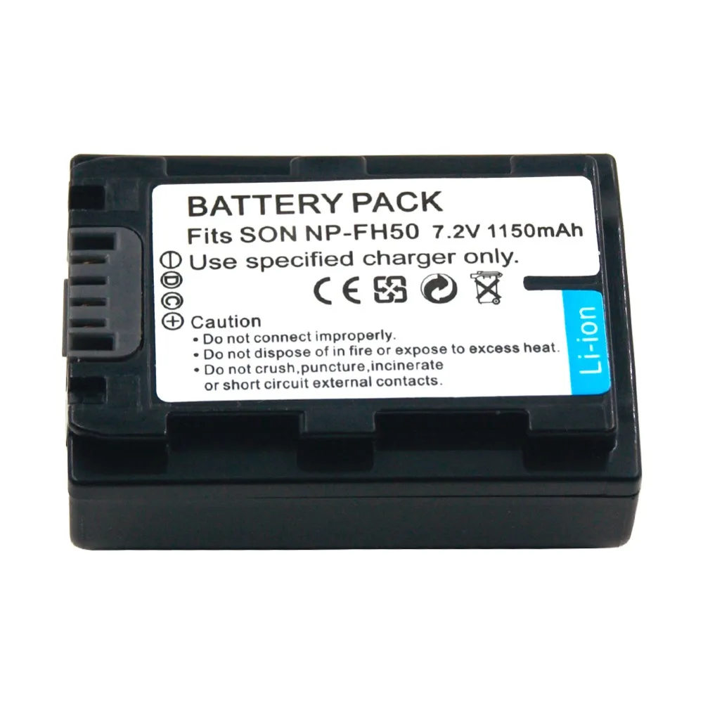 Аккумуляторная батарея NP FH50 FH70 FH100 7 2 В 1150 мАч литиевая камера для Sony dcr FH40 A230 A330 A290