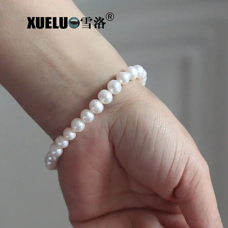 Классический эластичный круглый натуральный браслет XUELUO из натурального