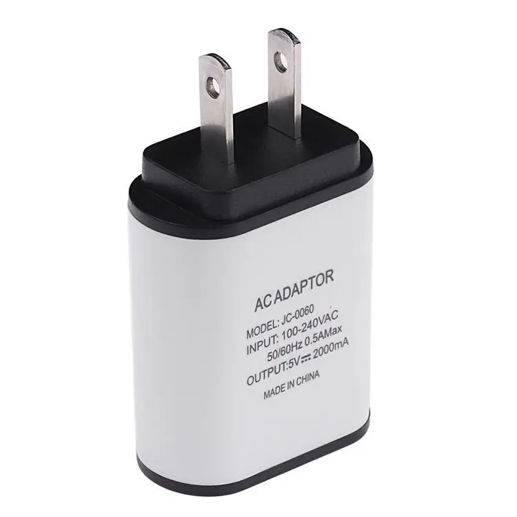 Robotsky US Plug USB зарядное устройство универсальное настенное зарядное устройство для мобильного телефона для путешествий Америка Быстрая зарядка США USB адаптер Зарядка 5 в 2 А