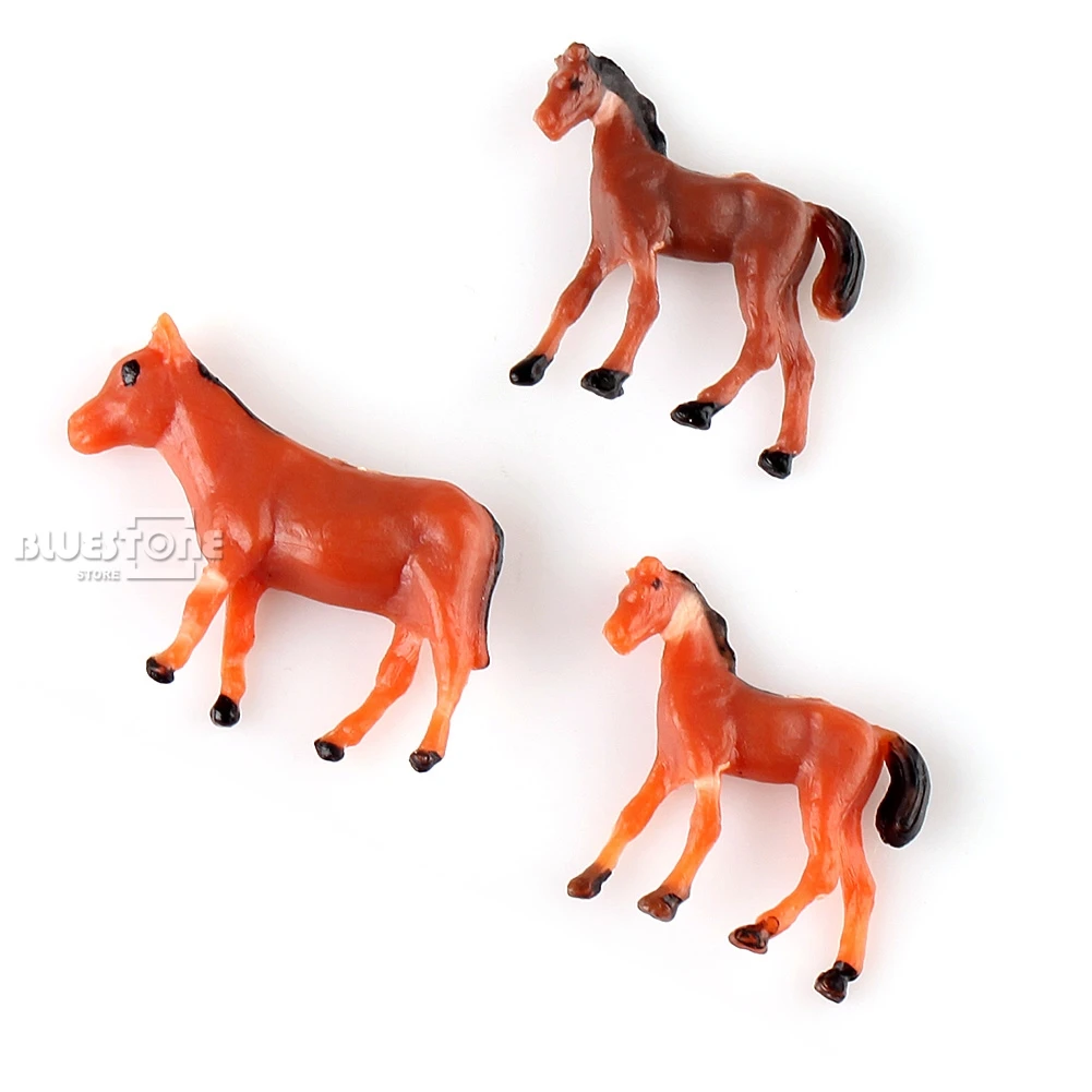 20 шт. 1:150 нарисованные Домашние животные лошади|n scale|scale nhorse scale |