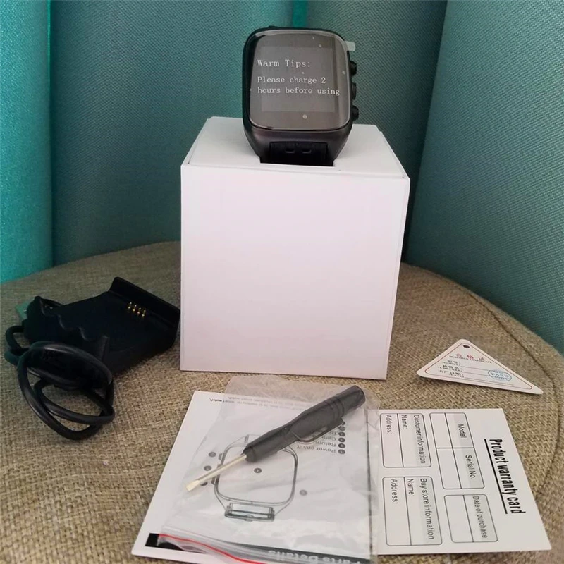 X01S Smart watch Android 5.1 1.54 дюймов 3 Г Smartwatch Телефон MTK6572 1.3 ГГц Dual Core Водонепроницаемый GPS