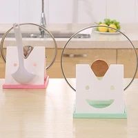 multi functional kitchen treasures cooking tools smiling face foldable pot pad rack 141512 7cm free shipping