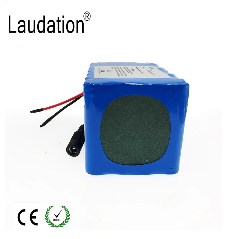 Laudation 24V 10ah Электрический велосипед литий ионный аккумулятор 7S 4P 29 4 V 10000 MAh 15 A B M S