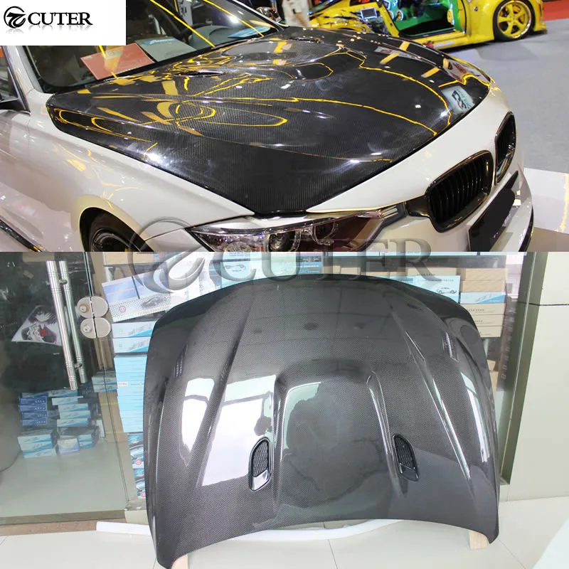 F30 M3 M4 Стиль FRP из углеродного волокна праймер крышка капота для BMW F35 F32 2014 UP|Капоты|