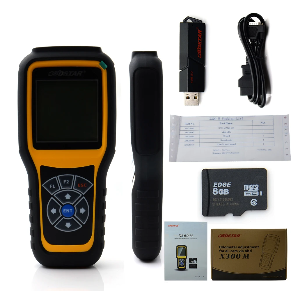 OBDSTAR X300M специально для регулировки одометра и OBDII X300 M инструмент для коррекции пробега OBD2 программист одометра