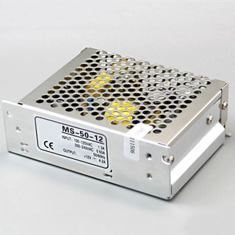 Выход уникальный мини преобразователь ms 50 W 24 V 2.1A ac dc светодиодный