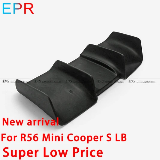 Для R56 Mini Cooper LB FRP Стекловолоконный задний диффузор (только 3 дверных люка)