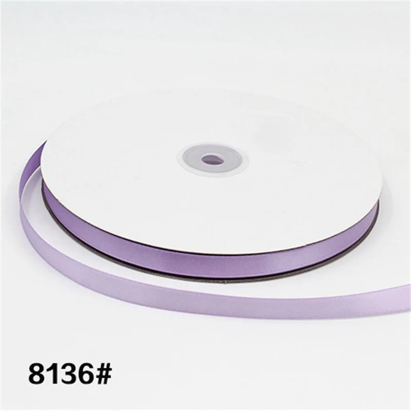 Light Purple Новинка, высокое качество, 100 ярдов/рулон, 1 см, корсажные атласные ленты, украшения для рождественской вечеринки, сделай сам, бант, ленты для поделок, открыток, подарочная упаковка - Цвет: Light Purple