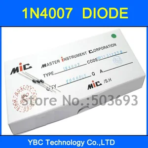 200pcs/lot 1N4007 IN4007 4007 Rectifier Diode Brand MIC